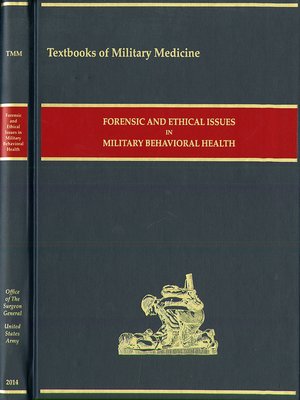 cover image of Forensic and Ethical Issues in Military Behavioral Health